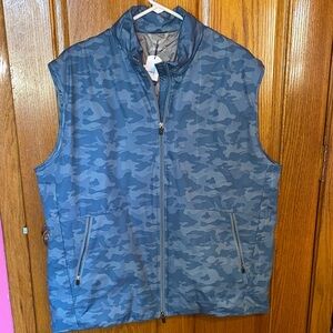 johnnie-O Slate Camo Vest JMVT1390 RIPPEN